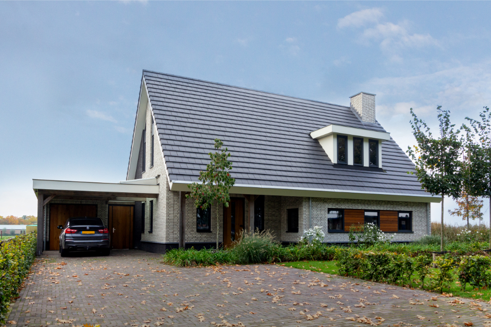 Nieuwbouwwoning in Hulsel compleet voorzien van aluminium deuren en kozijnen